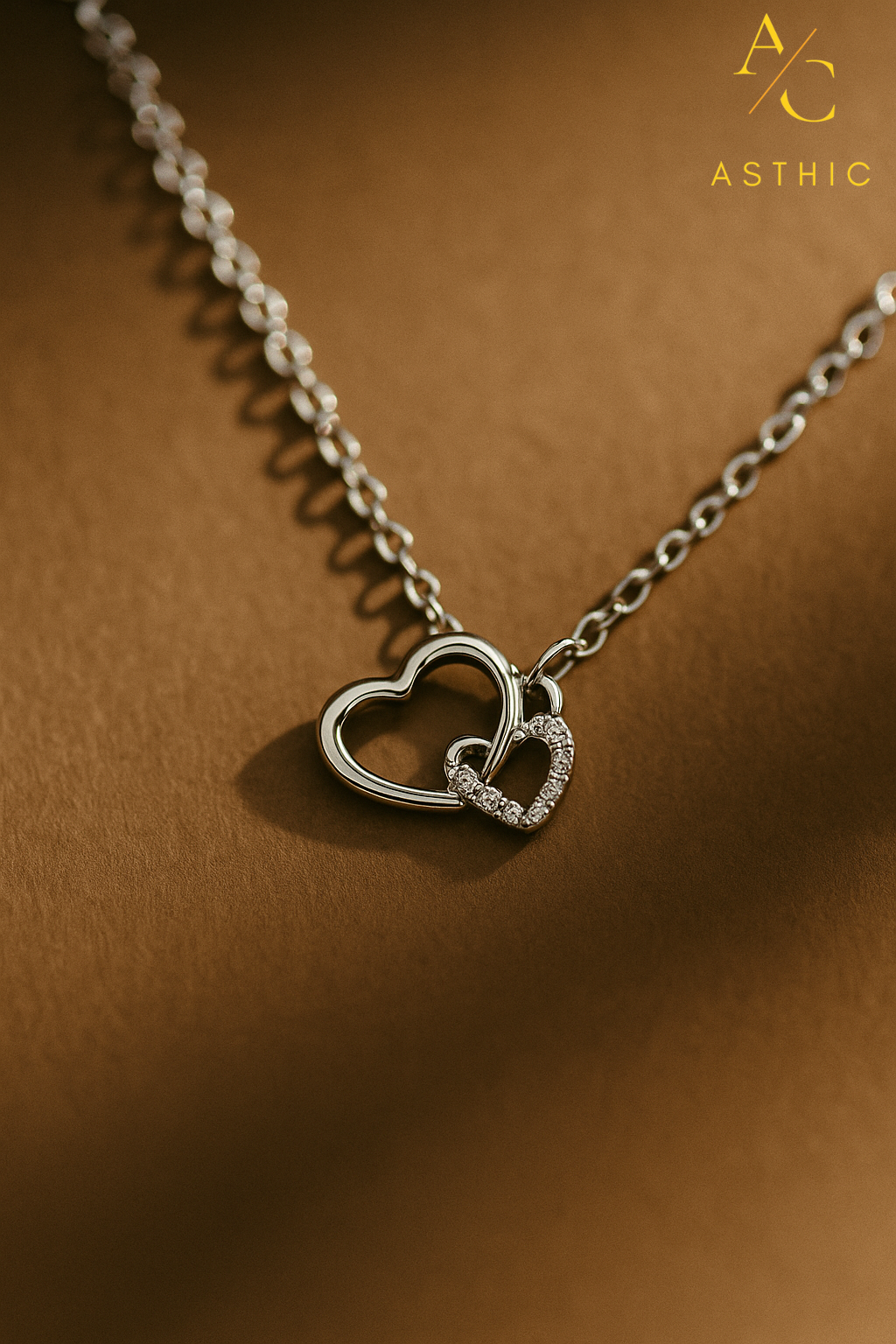 Eternal Embrace Double Heart Necklace