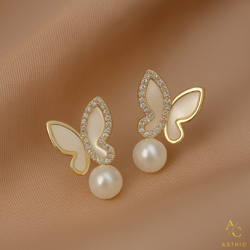 Butterfly Pearl Elegance