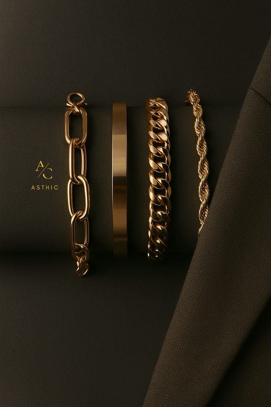 Golden Quartet Luxe Bracelet Set
