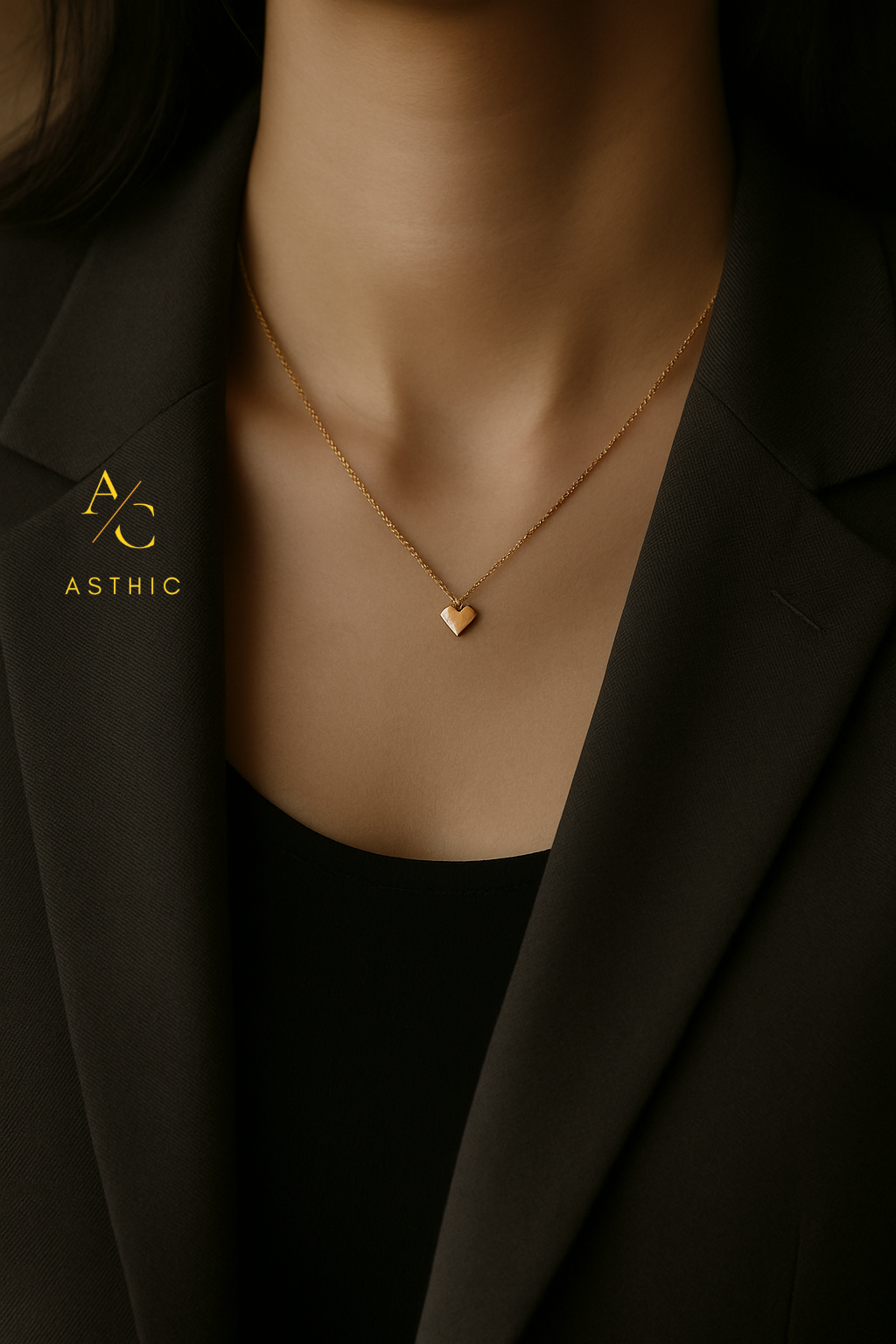 Golden Heart Luxe Pendant